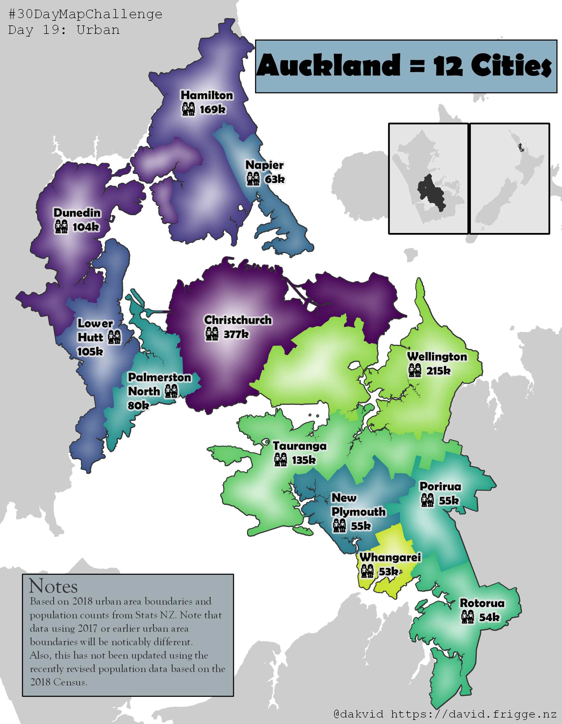 Map of Auckland